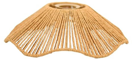 Sharplace Rattan-Lampenschirm Korb-Lampenschirm für Hängelampe, Deckenlaternenabdeckung, Kronleuchterabdeckungen, Boho-Hängelampenschirm für Garten, Wohnzimmer, Flur, Küchentisch, Hochzeit, Stil a