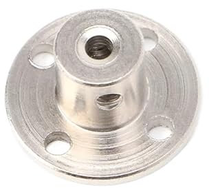 Flansch 2PCS Rigid Flange Coupling Motor Guide Shaft Coupler Motor Connector Temperguss(3.0MM)