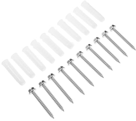 OUNONA 10sets Drywall Anchor Set for Tv Mount Wall Mount Screws Kit Heavy Duty Tv Wall Bracket Mounting Screws