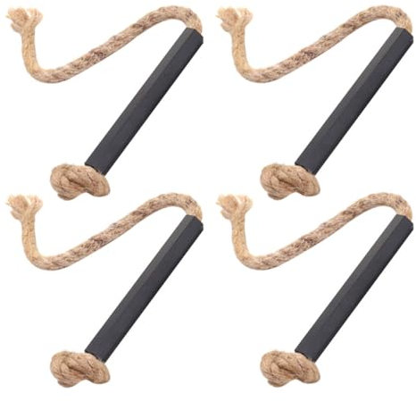 BESPORTBLE 4pièces Corde Allume-feu pour Survie Plein Air Outil Allume-feu Urgence pour Camping Randonnée Chasse Compacte Et Légère Anti-Vent Et Aux Intempéries