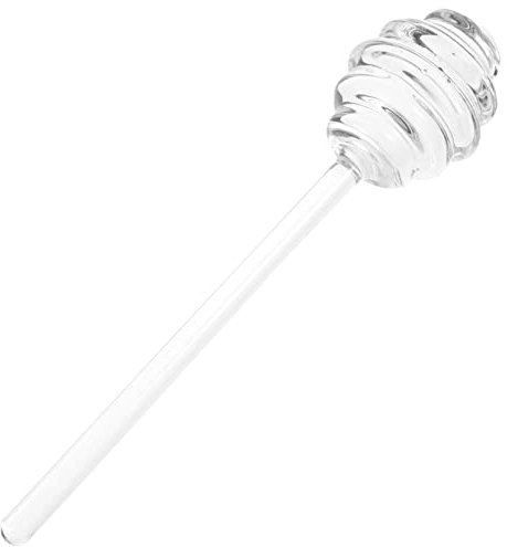 Didiseaon Bastoncino per Mescolare Design a Spirale Unico Sciroppo in Vetro Pratico e Creativo per Servire Dolcificanti per Cena e caffè