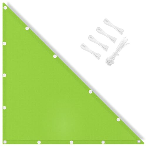 IOAOI Sun Shade Sail Waterproof, 2.5x5x5.59M Right Triangle Awning Canopy, 95% UV Block with Free Rope, Sunscreen Awning Canopy for Outdoor, Garden, Patio, Yard, Lawn, Pergola, Carport-Dark Green