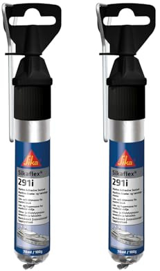 Sika – Dichtstoff – Sikaflex-291i Schwarz – ideal für den Marinebereich – hochelastisch und überlackierbar – geruchsarm – 70 ml (Packung mit 2)