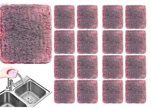 Lot de 20 Jex avec Savon en Laine d'acier, Tampons De Savon en Laine d'acier Réutilisables Tampons À RéCurer Absorbants Pré-Savonsés,Tampon Nettoyage pour Le Nettoyage des Ustensiles De Cuisine