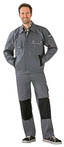 Planam 2113110 - Bund chaqueta lienzo 320 de tamaño 110 en gris/negro