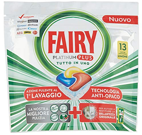 FAIRY Spülmaschine 13 Platinum Plus Zitrone Produkt Reinigungsmittel