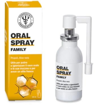 Oral spray con propoli e aloe vera per il benessere del cavo orale, 30ml