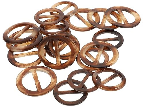 20st T- Shirt Ring. Halstuch Clip Schalring Schal Rutschen Schalclips Für Schals Shirt-clip-ring Schlüsselanhänger Mit Verstellbarem Riemen Runder Schal Clip Damen Schnalle Zubehör