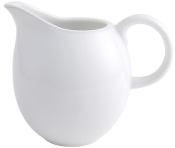 GLigeT Salsiera Salsiera Bianca con Manico in Porcellana for condire l'insalata e la Salsa Brocca per sugo(200ml)