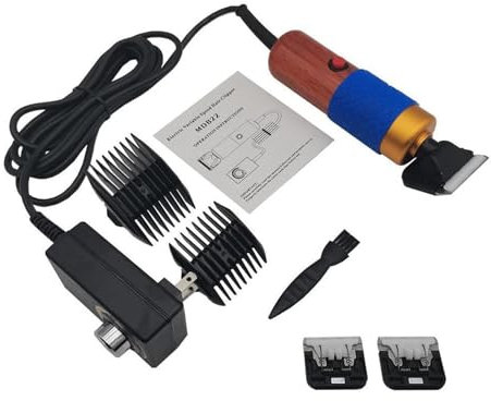 Professionnel haute puissance 200W AC électrique tondeuse for animaux de compagnie découpeuse cheval lapins chat chien tondeuse rasoir animaux toilettage tondeuse(NO BOX 2pcs Blades)