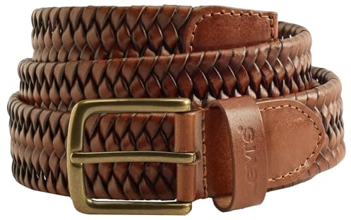 Levi's Herren Stretch Braid Belt Composition Leather Belt (1er Pack)