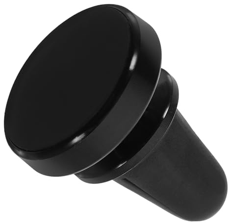 DIYEAH Soporte de Teléfono para Coche Rotación Completa 360°, Material Metálico Resistente y Diseño para Rejilla de Ventilación Compatible Smartphones