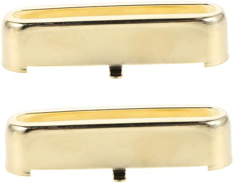 ibasenice 2 Piezas Pastillas De Guitarra Eléctrica De Latón Soportes Protectores De Repuesto Fundas Para Pastillas Individuales Protector Anillo De Montaje