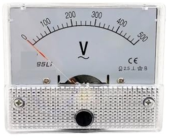 Pannello con amperometro analogico Generatore monofase trifase AC generatore sincrono accessori Voltmetro 85L1 500V 300V(85L1 500V)