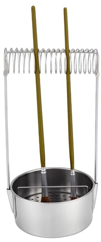 UNICRAFTALE Detergente per pennelli in acciaio inox con lavandino e setaccio rimovibile portacolpi portatile per set di pulizia pittura ad olio, pennello artistico supporto per lavabo