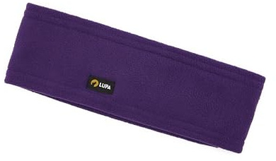 Lupa Handmade Unisex Triple-Layer Micro Fleece Headband - Headband Ear Warmer - Ear Warmers for Women & Men - Ears Cover (Dark Purple)