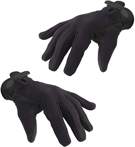Inzopo Gants Tactiques Militaires pour Homme Protection pour tir, Airsoft, Chasse, Noir Taille M