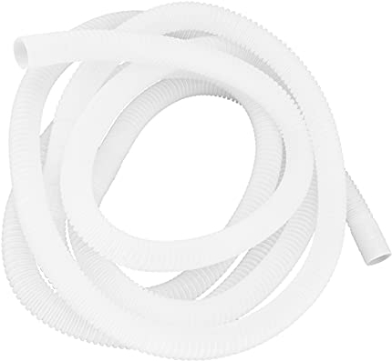 BIKING Manguera de drenaje de aire acondicionado, manguera de entrada de lavadora de 3 metros manguera de drenaje de aire acondicionado manguera de agua flexible telescópica doméstica Transparente