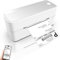 Thermal Label Printer 4x6, 241BT Shipping Label Printer Supports Bluetooth, Compatible with Royal Mail, Amazon, Shopify, Ebay, UPS, Etsy, Silver