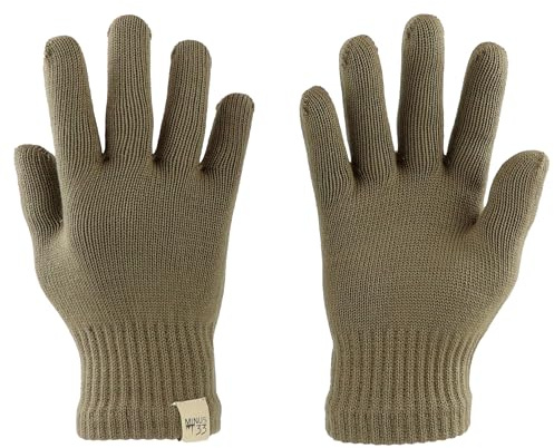 Merino Wool Glove Liner - Warm Base Layer - Ski Liner Glove - 3 Season Wear - Multiple Colors and Sizes - Tan499 - X-Large