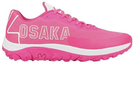 Osaka Women Field Hockey Turf Shoes Pink - Kai MK1 (Pink, US Footwear Size System, Big Kid, Women, Numeric, Wide, 8)