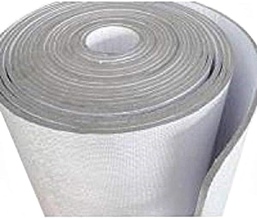 US Energy Products -3MM- Reflective Foam Core Insulation Roll Radiant Barrier White/Foil Faced Reflective Foam Insulation Solid Vapor Barrier Warehouse Building Commercial Residential (2ft x 20ft)