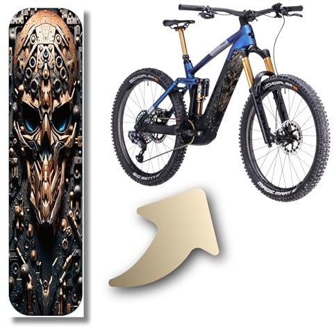 DK´s BikeDesigns Reflektierende Designschutzfolie für E-Bike Akkuabdeckungen und Unterrohr für alle E-Bike Modelle, Rahmenschutz eBike, Fahrrad Aufkleber, Bike Sticker