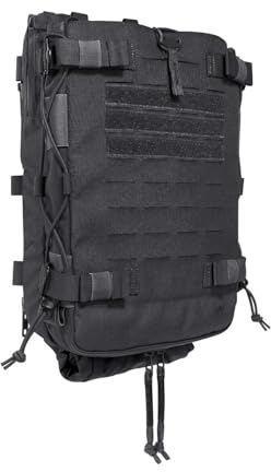 Tasmanian Tiger TT Tool Pack ZP Zusatz-Tasche Breacher-Pack für Plattenträger mit Lasercut Molle und RV-Befestigung, inkl. Adapter für Molle-System
