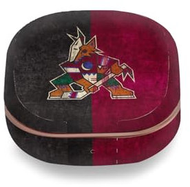 Head Case Designs Offizielle NHL Halb beunruhigt Arizona Coyotes Vinyl Haut Aufkleber Abziehbild Abdeckung kompatibel mit Buds Live/Buds Pro / Buds2