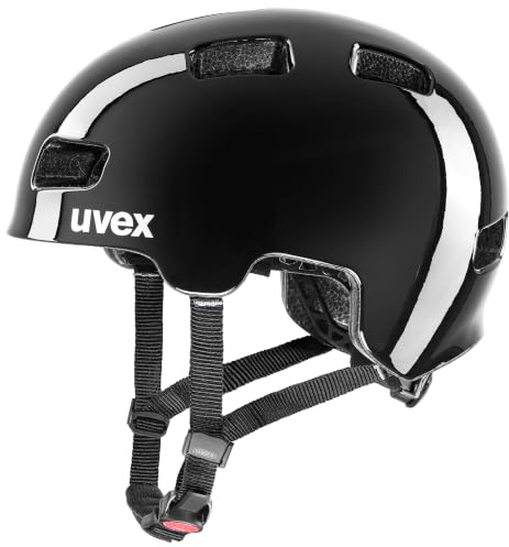 uvex hlmt 4 - Leichter Fahrradhelm für Kinder - individuelle Größenanpassung - waschbare Innenausstattung - Black - 51-55 cm
