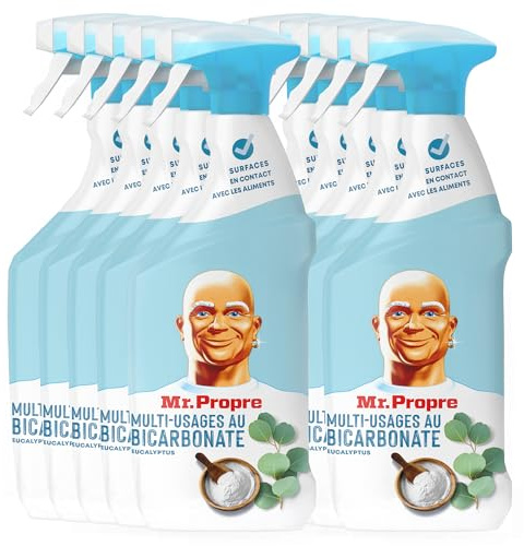 Mr. Propre Spray Nettoyant Multi-Usages Eucalyptus Bicarbonate 800ml x10