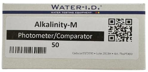 Alkalinity-M für PoolLab 1.0 & 2.0 – Reagenz zur Messung der Säurekapazität (Alkalinität) | 0,0–200 mg/l (ppm) – Haltbarkeit: 2 Jahre – 50 Tabletten (TbsPTA50)