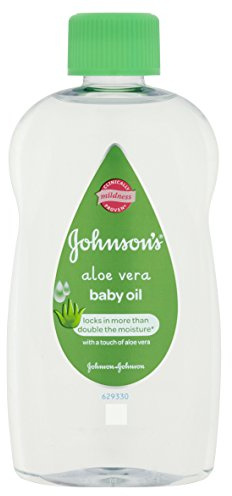 Johnson's Baby Aloe vera-olja, 300 ml, 6-pack (6 x 300 ml)