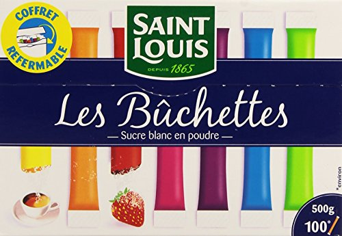 Feinzucker Zucker in Sticks farbig verpackt aus Frankreich 500g von Saint Louis