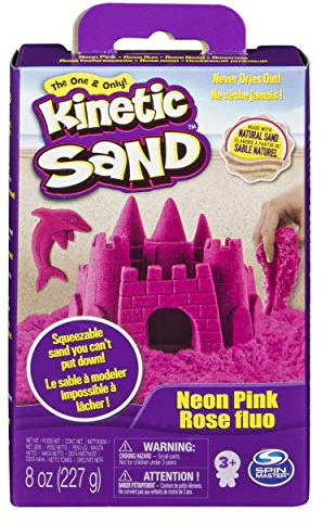 Kinetic Sand Spinmaster - Base de arena para modelar, 227 g, 227 g, colores surtidos