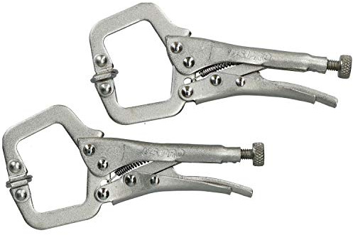 2pc 5 / 125mm Mini Locking Adjustable C Clamp Fastener Welding Mole Grips