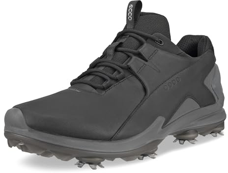 ECCO Herren Biom Tour Fluidform -Leder -Golfschuhe - Schwarz - UK 10.5-11