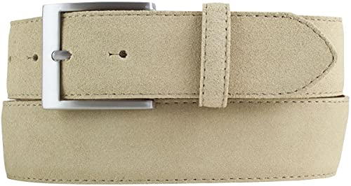 BELTINGER Veloursleder-Gürtel 4 cm | Hochwertiger Herren-Ledergürtel 40mm | Wildleder-Gürtel