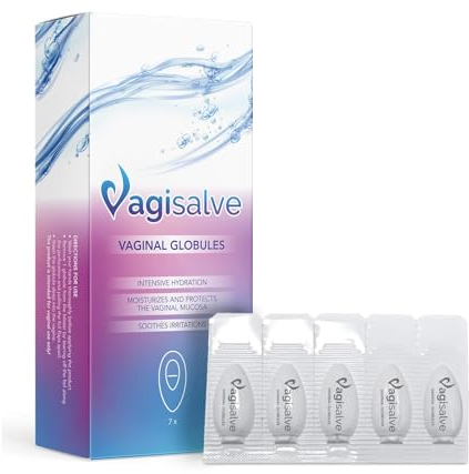 Vagisalve Vaginal Globules | Vaginal Moisturiser | Fast, Long-Lasting Relief from Vaginal Dryness and Discomfort | Soothes Irritations | 7 Easy to Use Globules