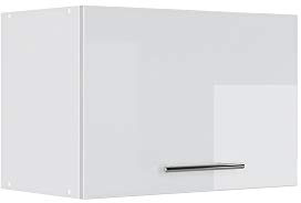 Vicco Badschrank Fame-Line, Weiß Hochglanz, 60 x 40 cm | Flach, wandhängend zur Aufbewahrung von Badezimmerutensilien