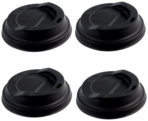 MADE IN EU - 1000x 90mm Premium Coffee To Go Deckel 12/16/20oz für Kaffeebecher 0,3l,0,4l,0,5l Verschlußdeckel Pappbecher