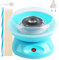 Zuckerwattemaschine Für Zuhause, Retro Cotton Candy Machine 450 W, Zuckerwatte Maschine, Zuckerwattemaschinen Für Zuhause Mit Messlöffel, Bonbonstäbchen Aus Kunststoff, Zehn Stöcke (Blau)