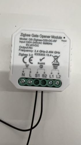 Maxcio Apriporta WiFi Garage Door Opener, Apricancello Intelligente Compatibile con Alexa/Google Home, APP Controllo Remoto, Controllo Vocale, Timer, Adatto per AC e DC, Non Richiede Hub