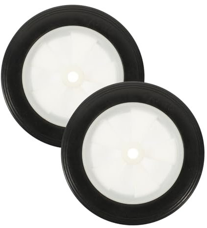TOYANDONA 2pezzi Ruote Ricambio Per Barbecue Ruote Multifunzionali Per Carrelli Realizzate in Gomma e Materiale Adatte Per Carriole Tosaerba e Altre Attrezzature Da