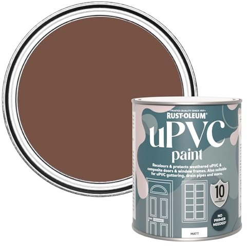 Rust-Oleum uPVC Door and Window Paint in Matt Finish - Faded Ember 750ml