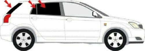 Solarplexius Auto-Sonnenschutz Scheiben-Tönung passgenau für Toyota Corolla 5-TÜRER TYP E12/E13 Bj. 01-07 Keine Folie Komplettsatz