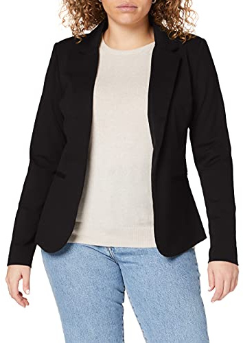 ICHI Women's KATE BL Blazer, Black - Schwarz (Black ( Solid) 10001), 10 (Manufacturer Size: M)