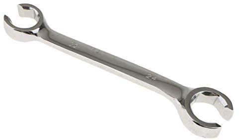 Chiave a dado svasato, 1 pezzo, a doppia estremità, con anello aperto, per freno, per riparazioni domestiche e automobilistiche (19 x 22 mm)