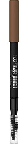 Maybelline Tattoo Brow Semi Permanent 36HR Eyebrow Pencil Longlasting Thicker Fuller Eyebrows, Soft Brown 03, 1 Count (Pack of 1)