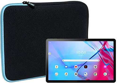 Slabo Sleeve Bag Custodia Protettiva per Tablet per Lenovo Tab P11 | Lenovo Tab P11 (5G) | Lenovo Tab P11 Plus Custodia per Neoprene Phablet - Turchese Nero | Turquoise Black